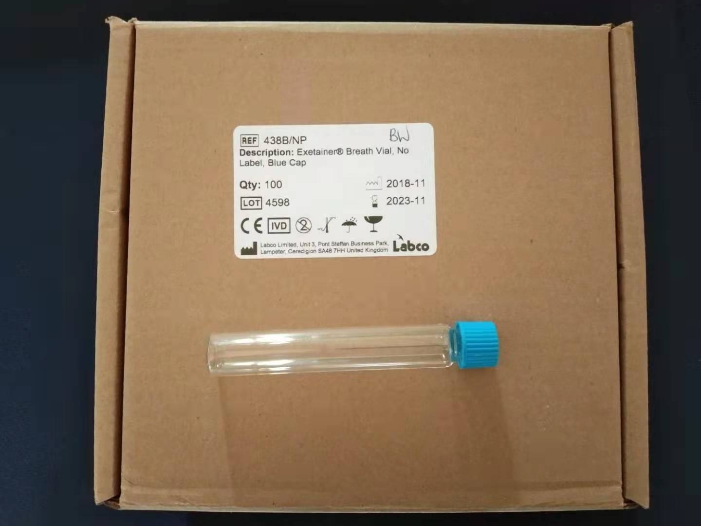 英国Labco顶空进样瓶_天津欧捷科技有限公司